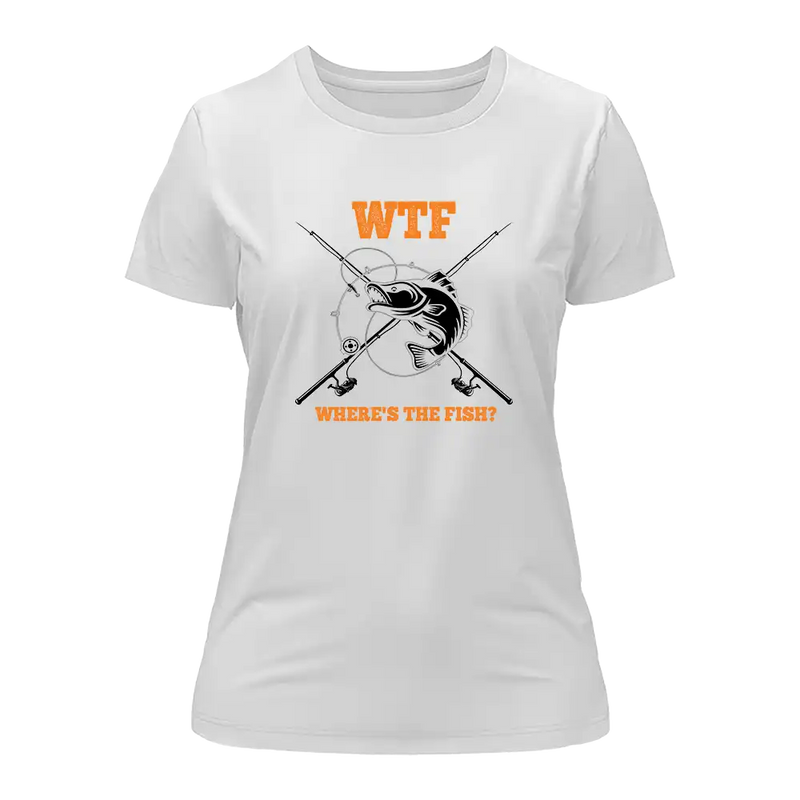 Load image into Gallery viewer, WTF Where's The Fish T-Shirt for Women