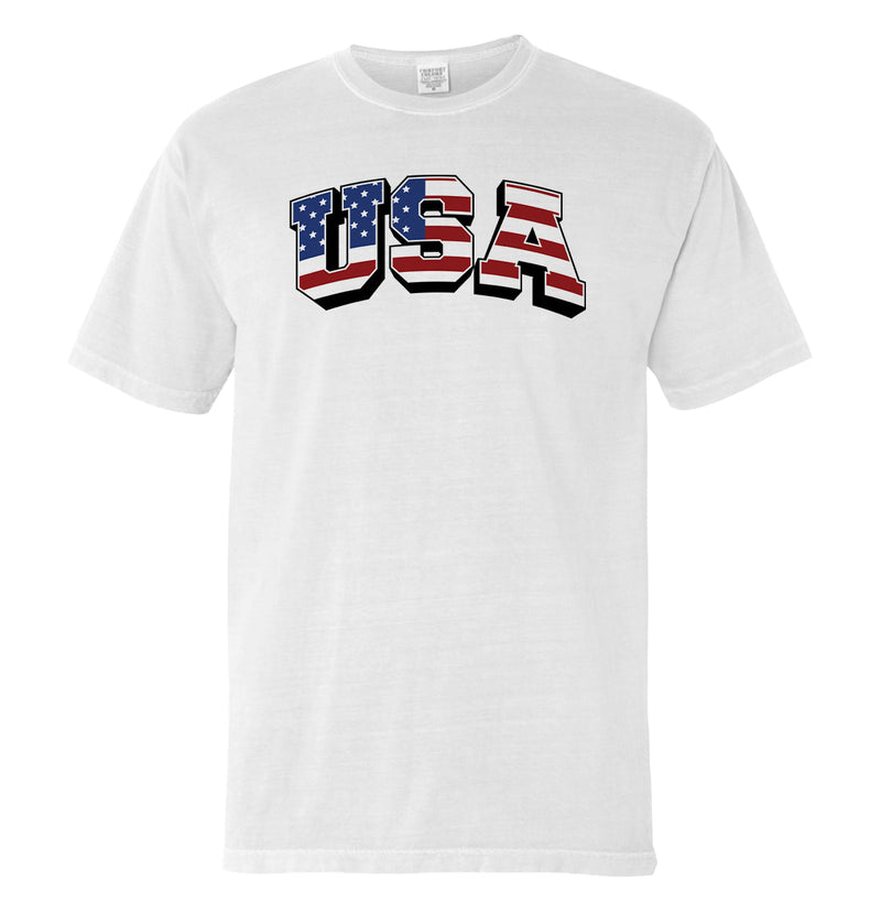 Load image into Gallery viewer, USA Flag Lettering (Front)