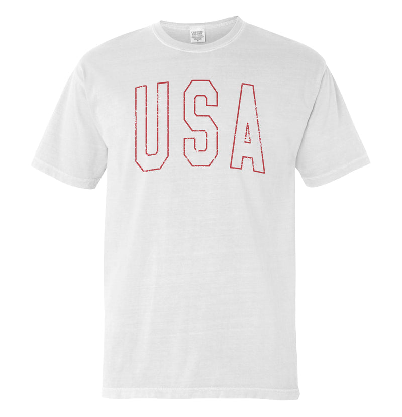 Load image into Gallery viewer, USA Collegiate Solid White (Front)
