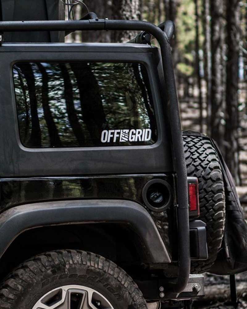 Load image into Gallery viewer, OFF THE GRID Solid Logo Decal - 7 Colors