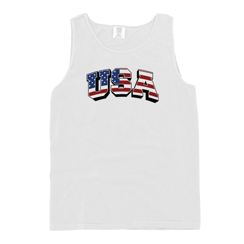 Load image into Gallery viewer, USA Flag Lettering (Front)