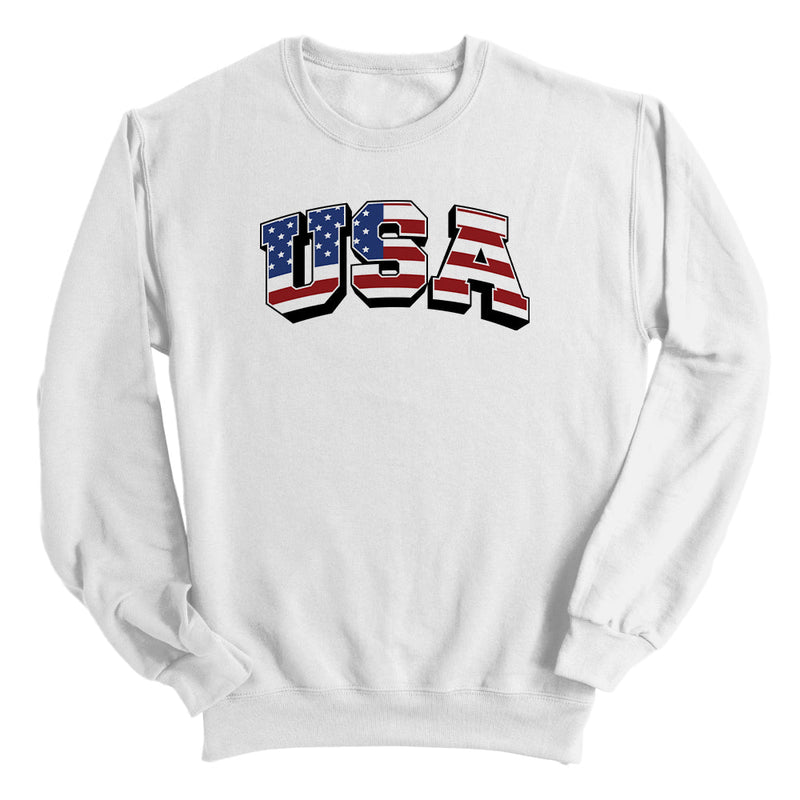 Load image into Gallery viewer, USA Flag Lettering (Front)