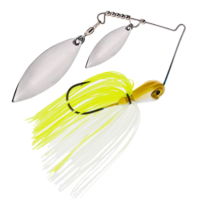 Load image into Gallery viewer, Reaction Tackle Lead Double Willow Blade Spinnerbait Jigs (3-Pack)