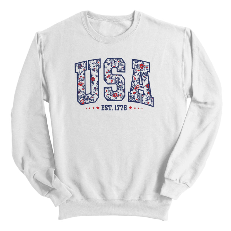Load image into Gallery viewer, USA Floral Est 1776 (Front)