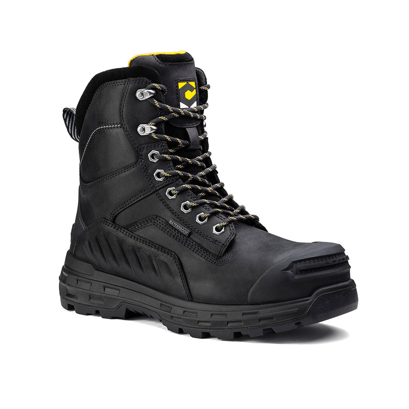 Load image into Gallery viewer, Wildwood 8” Waterproof Composite Toe Black Boot - Made in USA