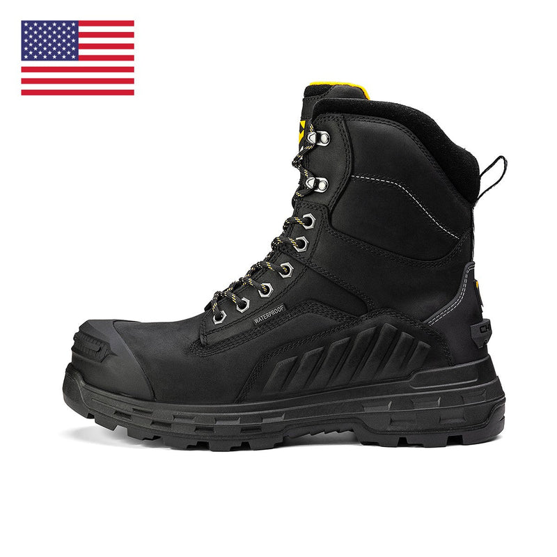 Load image into Gallery viewer, Wildwood 8” Waterproof Composite Toe Black Boot - Made in USA