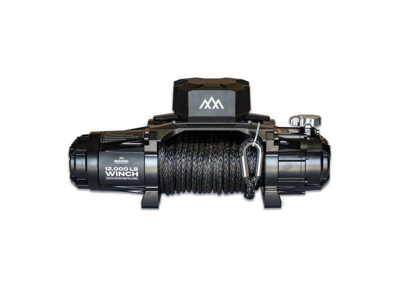 Load image into Gallery viewer, Backwoods Offroad Winch - 12,000lb w/ Synthetic Line
