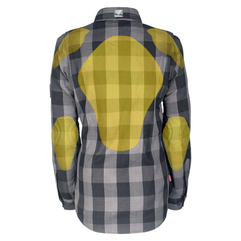 Load image into Gallery viewer, Protective Flannel Shirt for Women - Grey Checkered