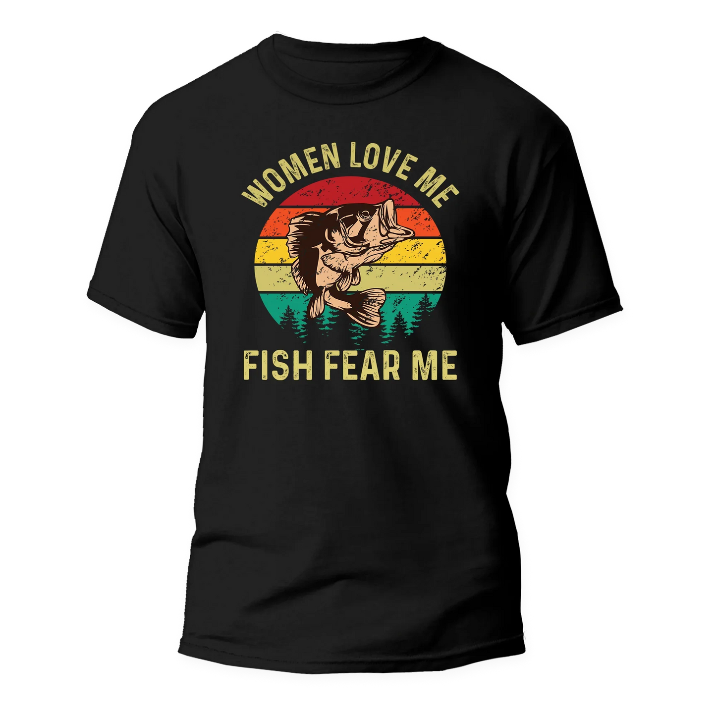 Women Love Me Fish Hate Me Man T-Shirt