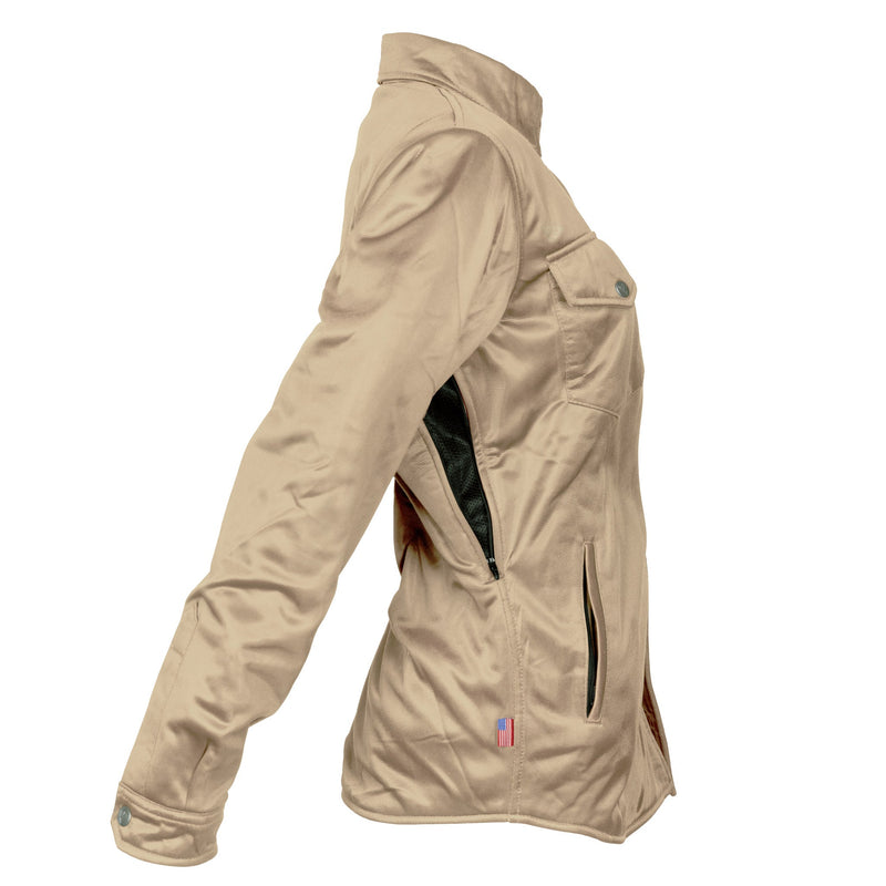 Load image into Gallery viewer, Ultra Protective Shirt for Women - Khaki Solid