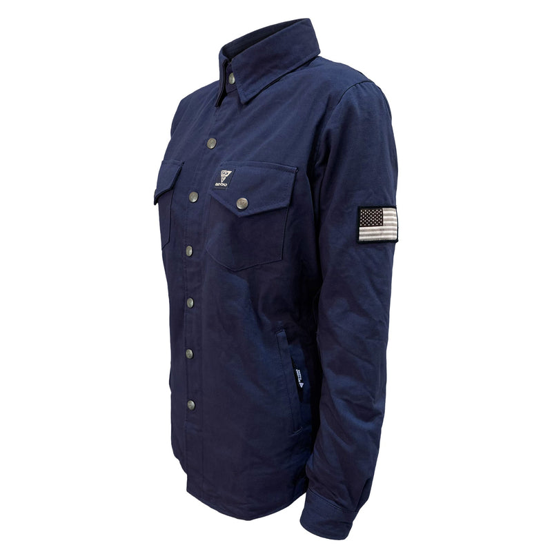 Load image into Gallery viewer, Protective Canvas Jacket for Women - Navy Blue