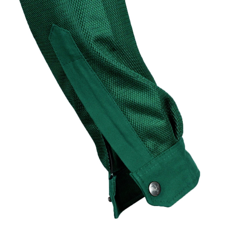 Load image into Gallery viewer, Protective Summer Mesh Shirt for Women - Dark Green Solid