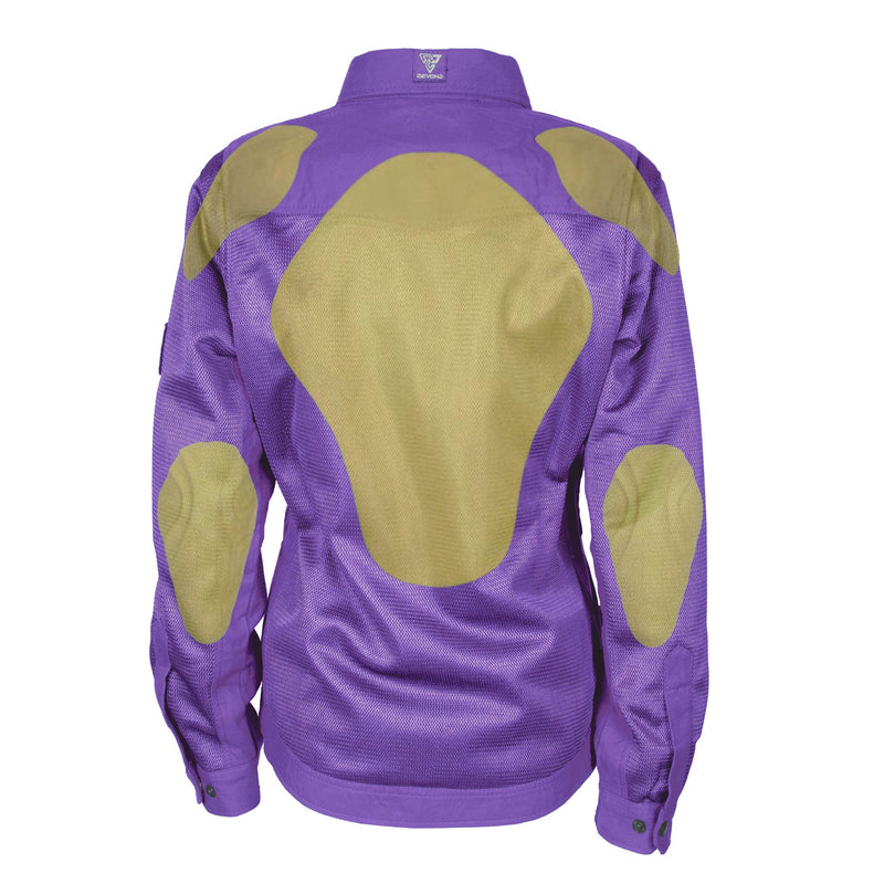 Load image into Gallery viewer, Protective Summer Mesh Shirt for Women - Purple Solid