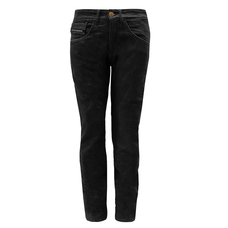 Load image into Gallery viewer, Straight Leg Protective Denim Pants (Jeans) for Women - Black