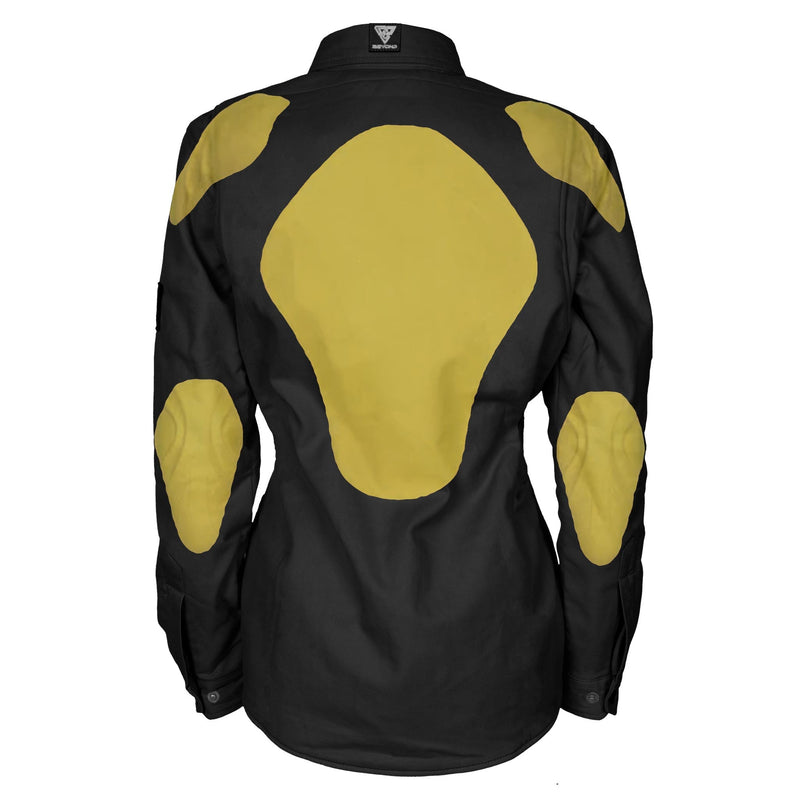 Load image into Gallery viewer, Protective Flannel Shirt for Women - Black Solid