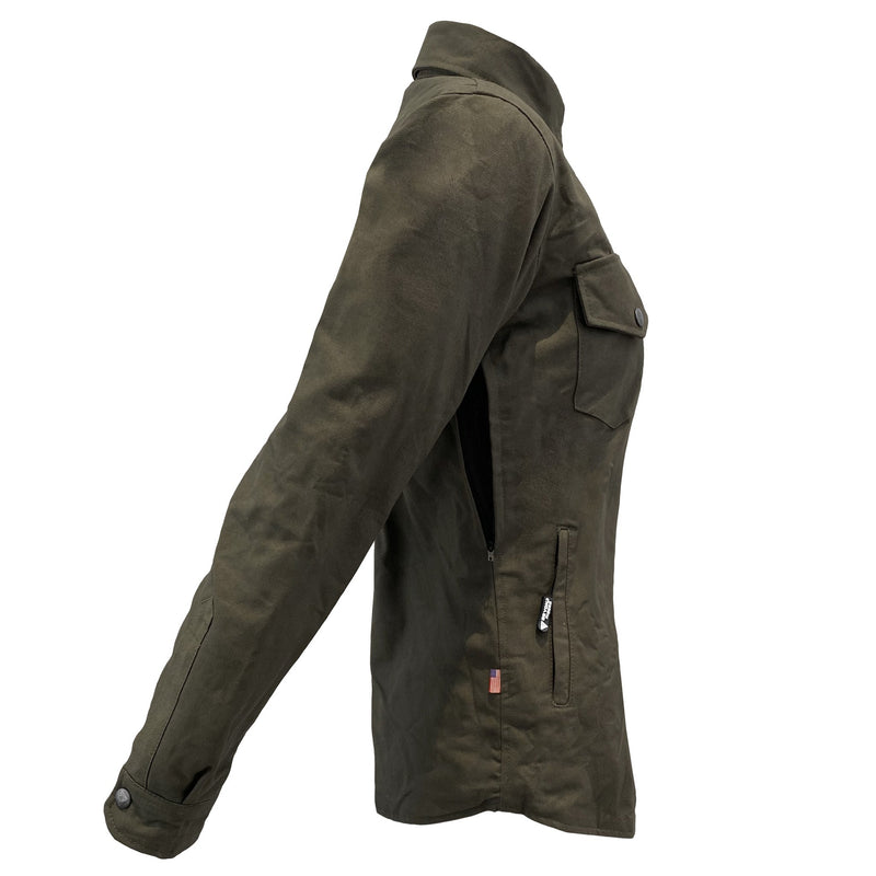 Load image into Gallery viewer, Protective Canvas Jacket for Women - Army Green