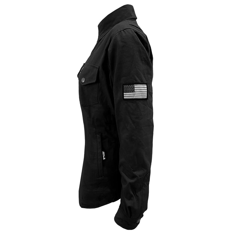 Load image into Gallery viewer, Protective Canvas Jacket for Women - Black