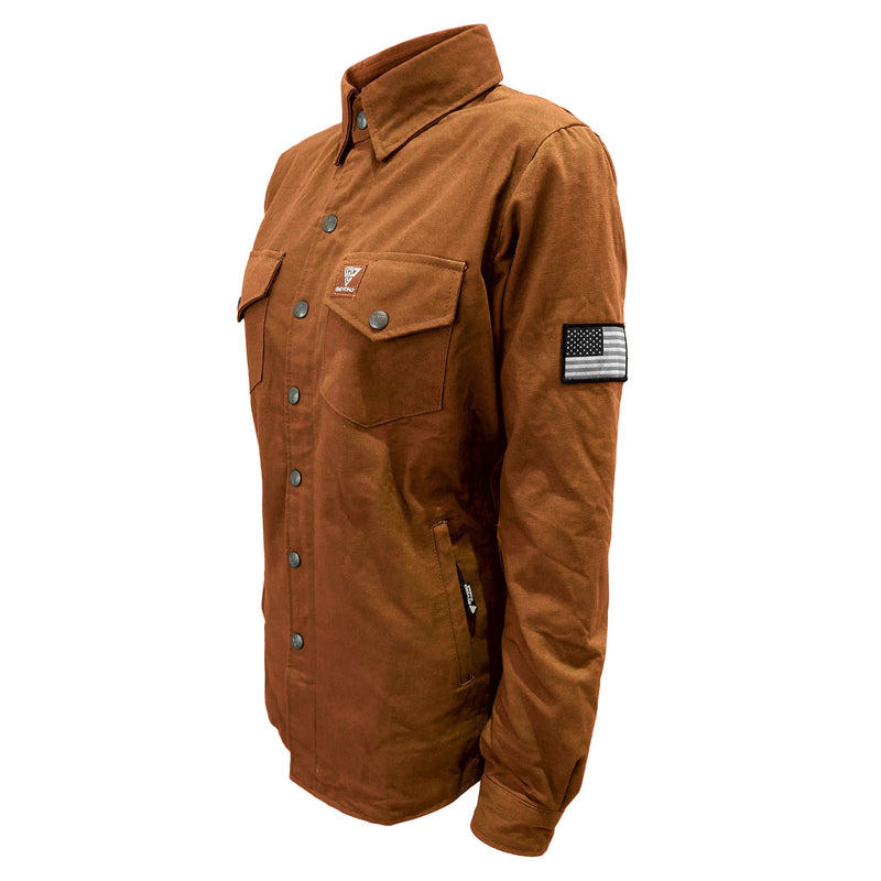 Load image into Gallery viewer, Protective Canvas Jacket for Women - Light Brown