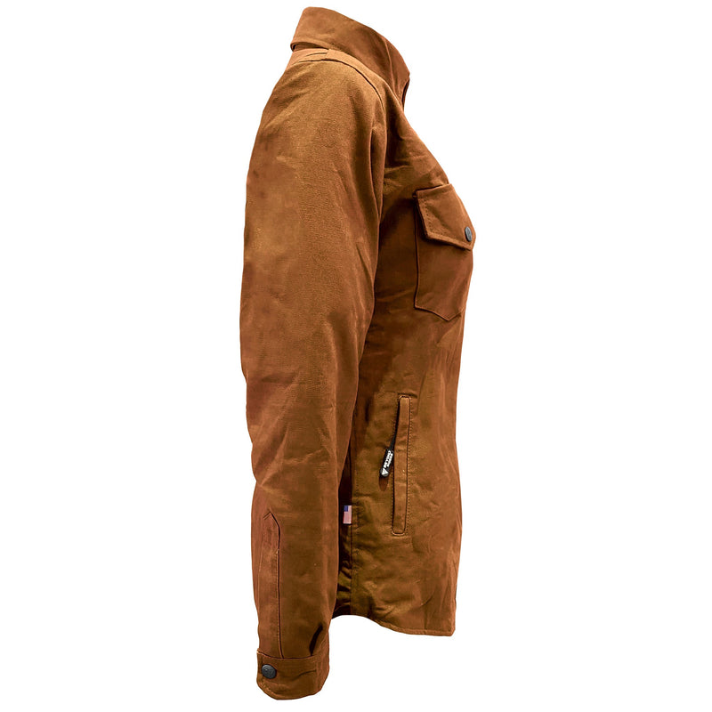 Load image into Gallery viewer, Protective Canvas Jacket for Women - Light Brown