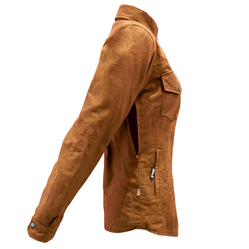 Load image into Gallery viewer, Protective Canvas Jacket for Women - Light Brown