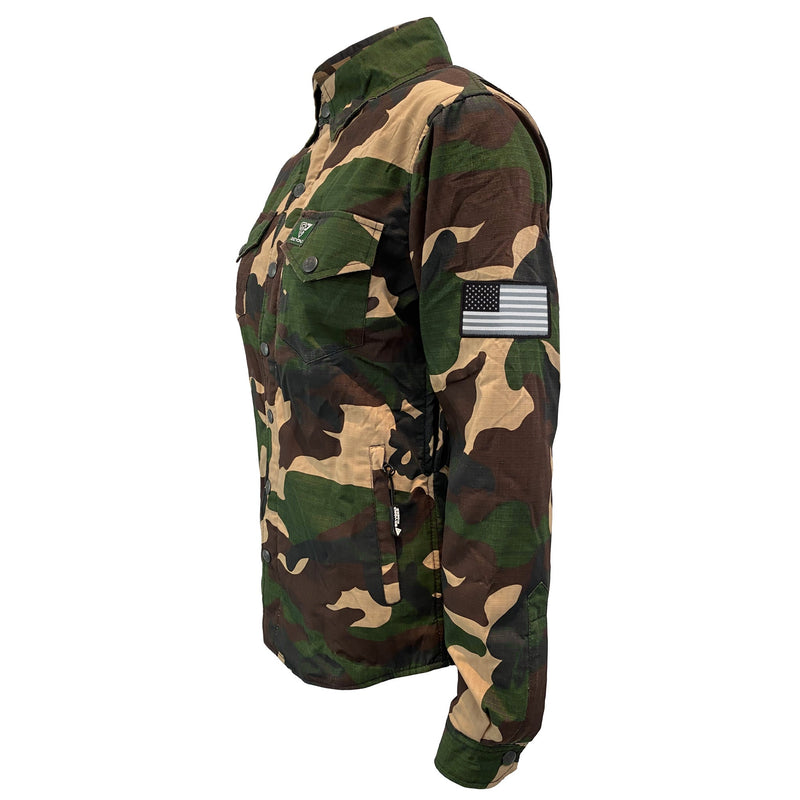 Load image into Gallery viewer, Protective Camouflage Shirt for Women "Knight Hawk" - Dark Color
