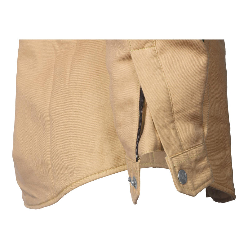 Load image into Gallery viewer, Protective Flannel Shirt for Women - Khaki Solid