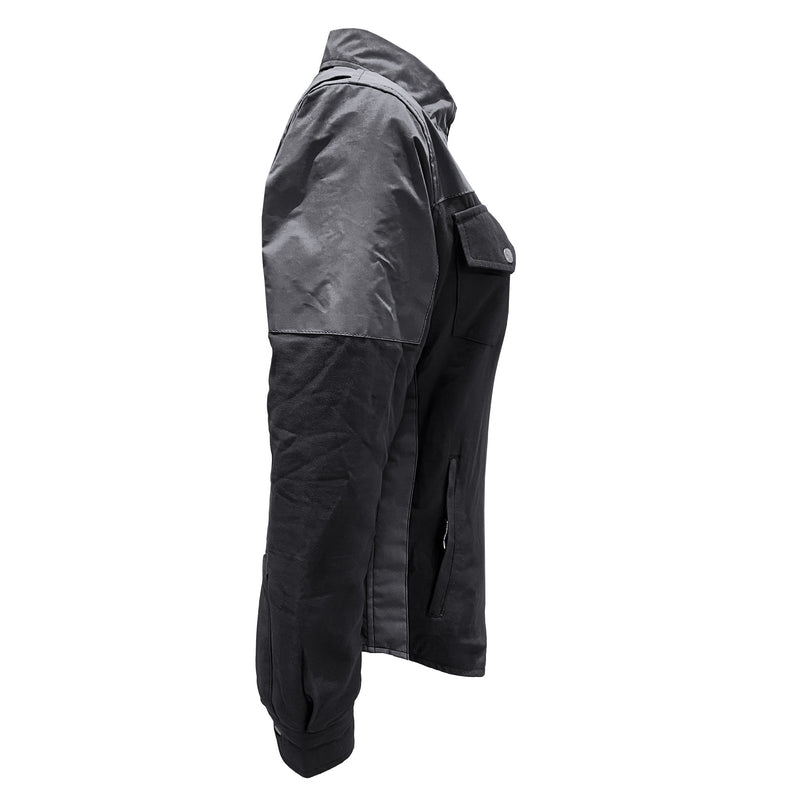 Load image into Gallery viewer, Flannel Reflective Shirt "Nightfall Nebula" for Women - Black