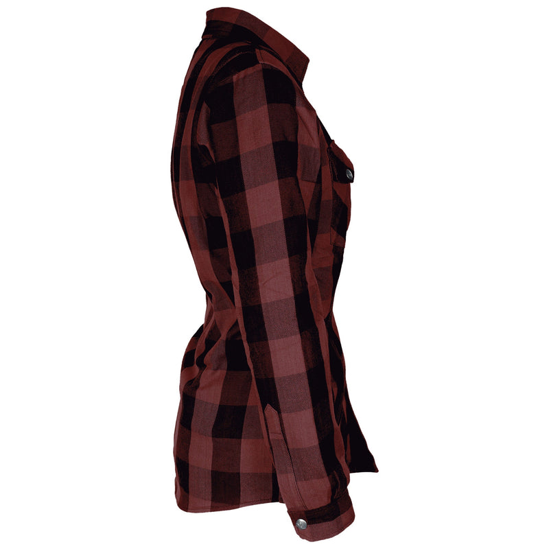 Load image into Gallery viewer, Protective Flannel Shirt for Women - Brown Checkered