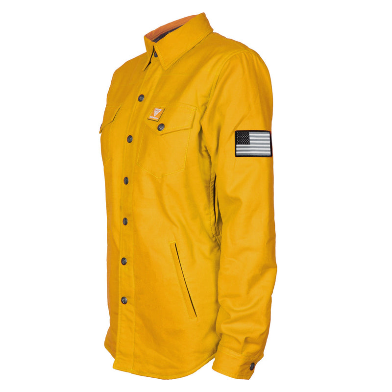 Load image into Gallery viewer, Protective Flannel Shirt for Women - Yellow Solid
