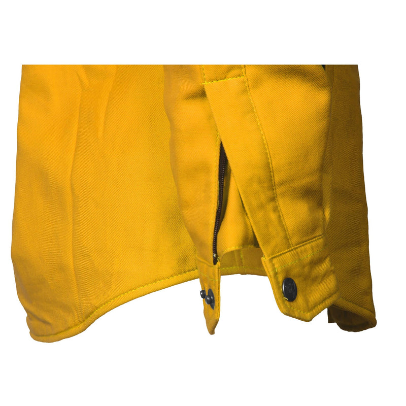 Load image into Gallery viewer, Protective Flannel Shirt for Women - Yellow Solid