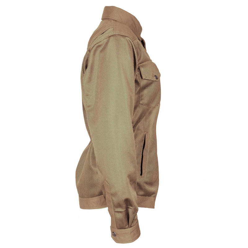 Load image into Gallery viewer, Protective Summer Mesh Shirt for Women - Camel Solid