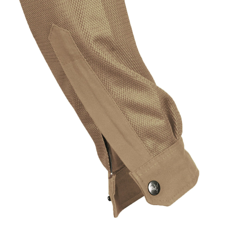 Load image into Gallery viewer, Protective Summer Mesh Shirt for Women - Camel Solid