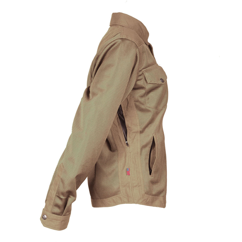 Load image into Gallery viewer, Protective Summer Mesh Shirt for Women - Camel Solid