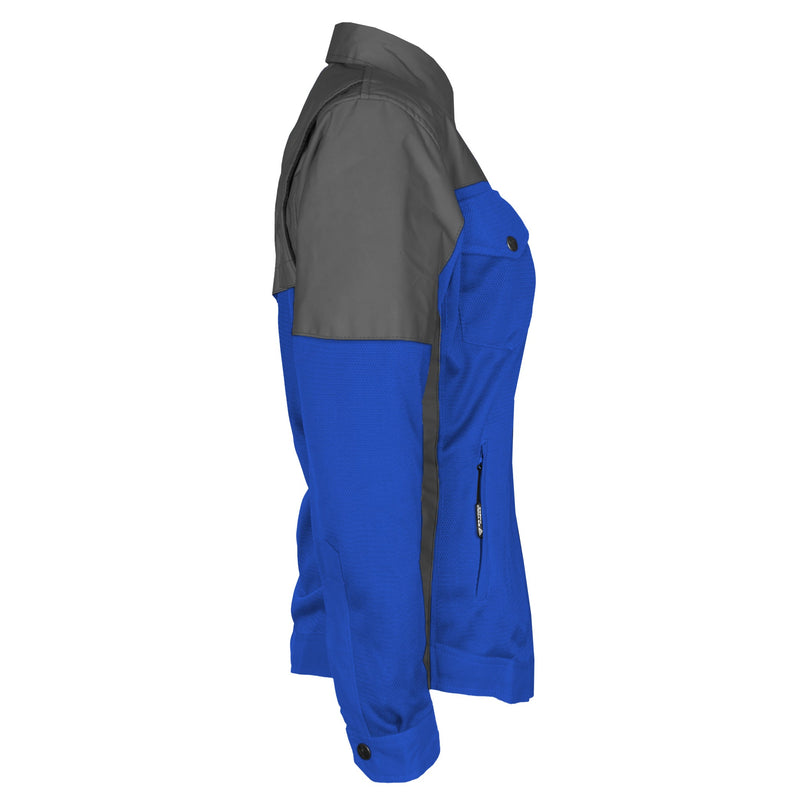 Load image into Gallery viewer, Summer Mesh Reflective Shirt Blue Nebula for Women - with Pads
