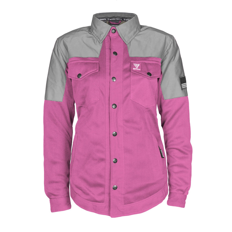 Load image into Gallery viewer, Summer Mesh Reflective Shirt Pink Eclipse for Women