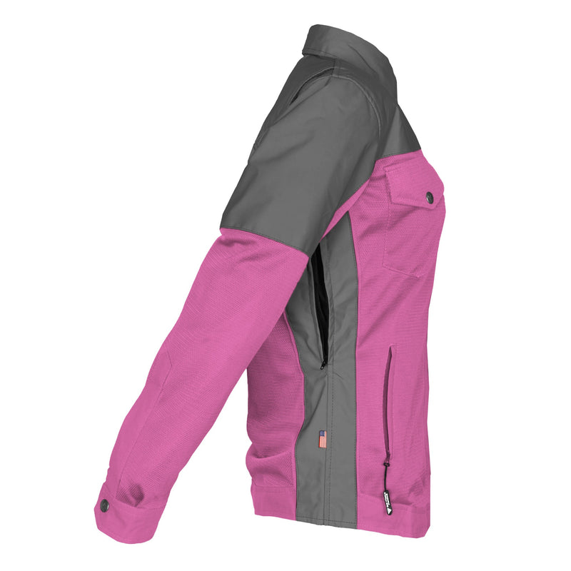 Load image into Gallery viewer, Summer Mesh Reflective Shirt Pink Nebula for Women