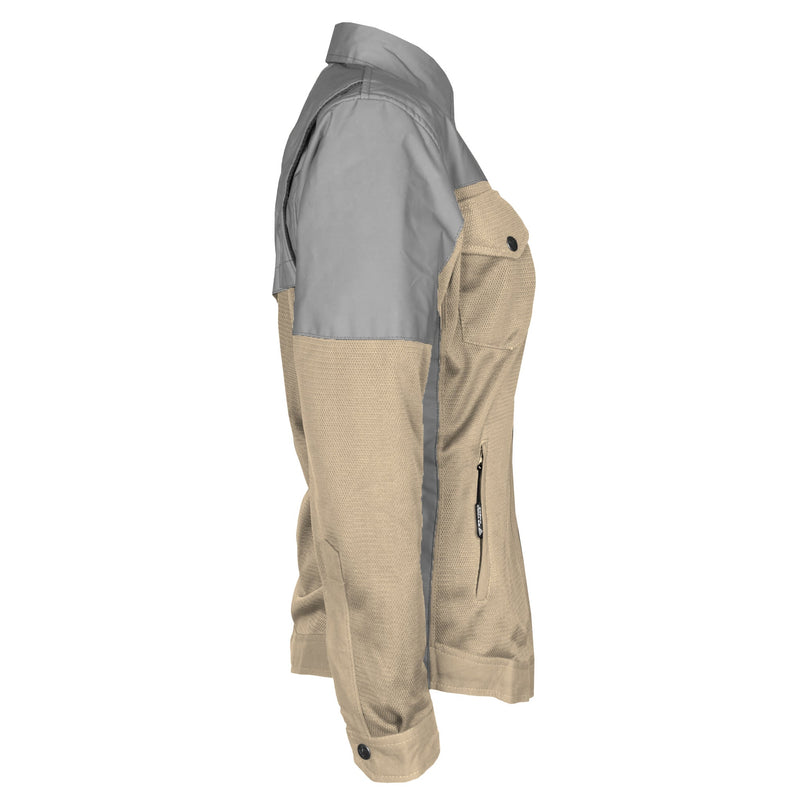 Load image into Gallery viewer, Summer Mesh Reflective Shirt Khaki Eclipse for Women