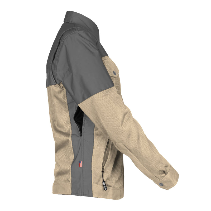 Load image into Gallery viewer, Summer Mesh Reflective Shirt Khaki Nebula for Women