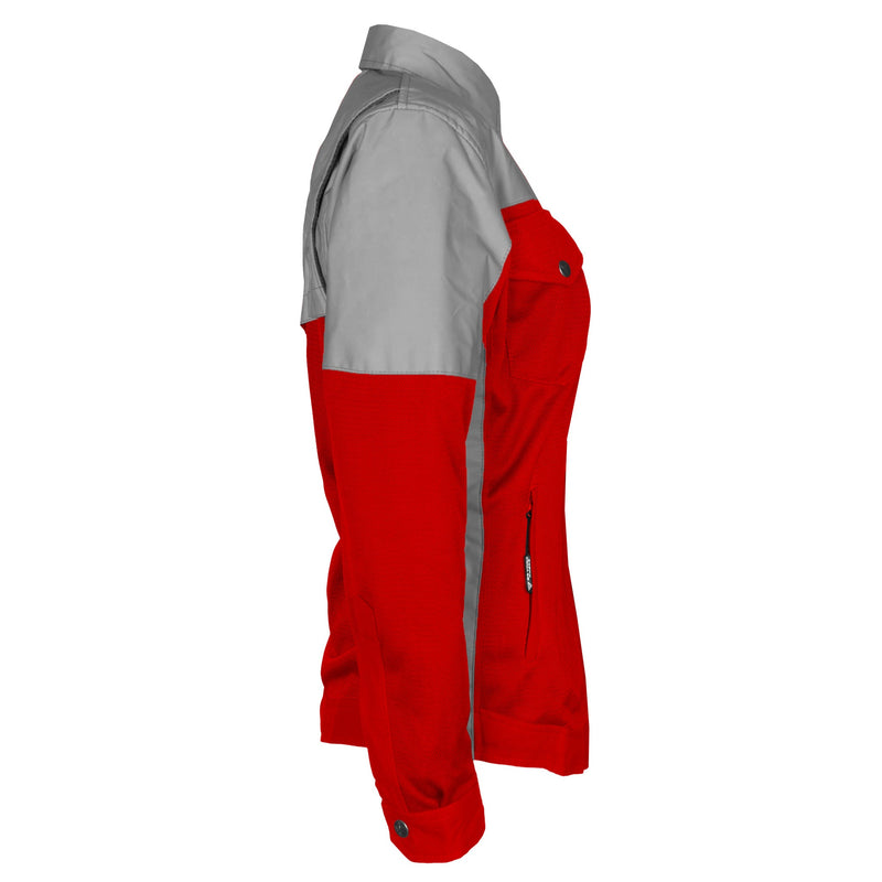 Load image into Gallery viewer, Summer Mesh Reflective Shirt Red Eclipse for Women - with Pads