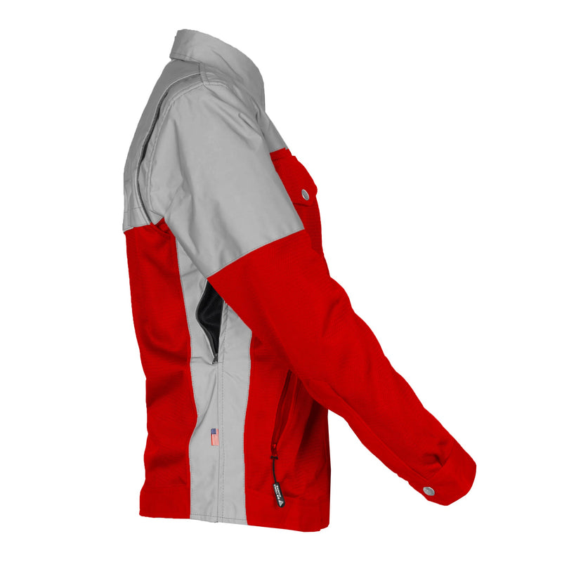 Load image into Gallery viewer, Summer Mesh Reflective Shirt Red Eclipse for Women - with Pads