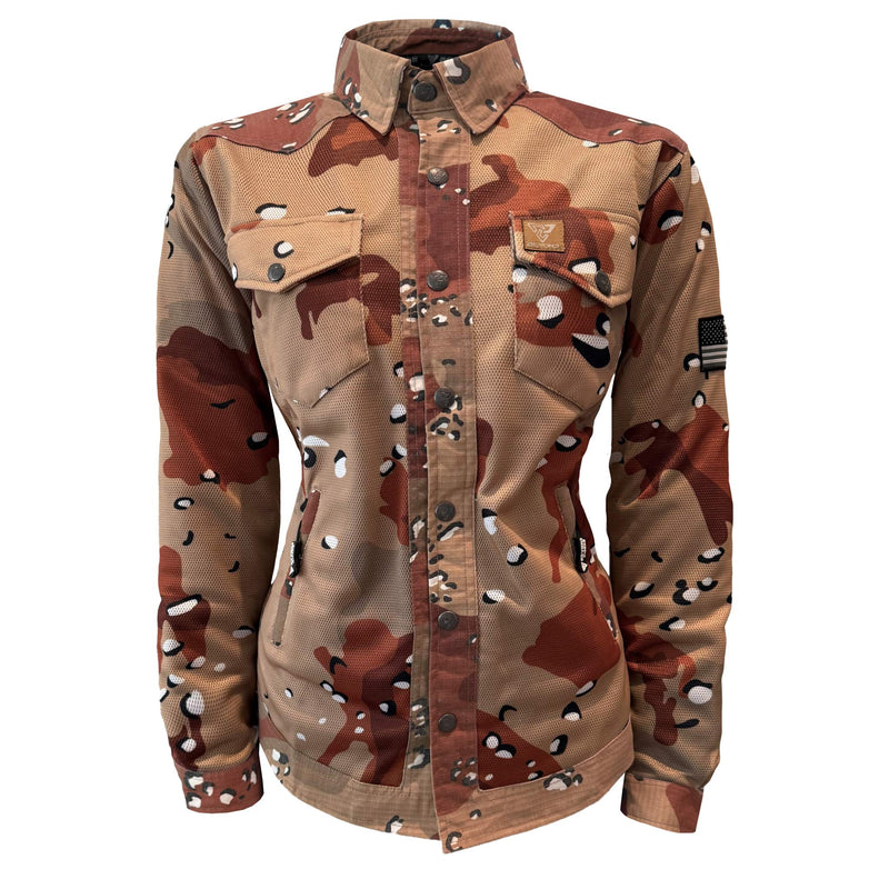 Load image into Gallery viewer, Summer Protective Camouflage Mesh Shirt "Dagger Two" for Women’s