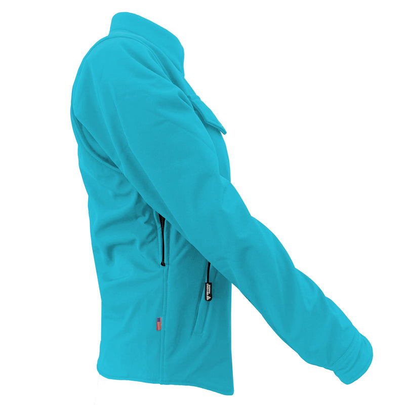 Load image into Gallery viewer, Protective SoftShell Winter Jacket for Women – Arctic Blue Matte
