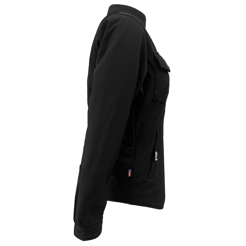 Load image into Gallery viewer, Protective SoftShell Winter Jacket for Women - Black Matte