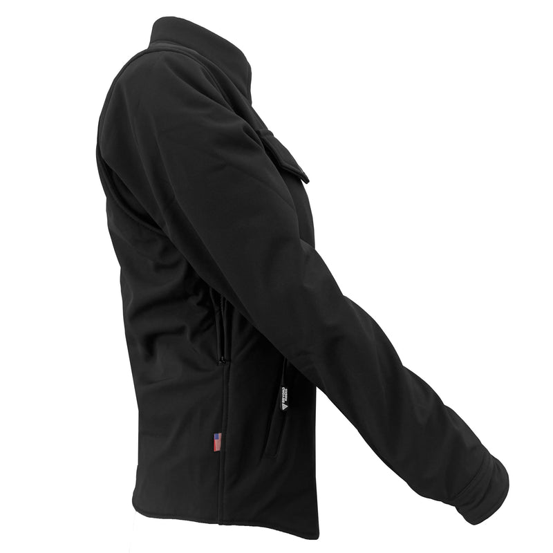 Load image into Gallery viewer, Protective SoftShell Winter Jacket for Women - Black Matte