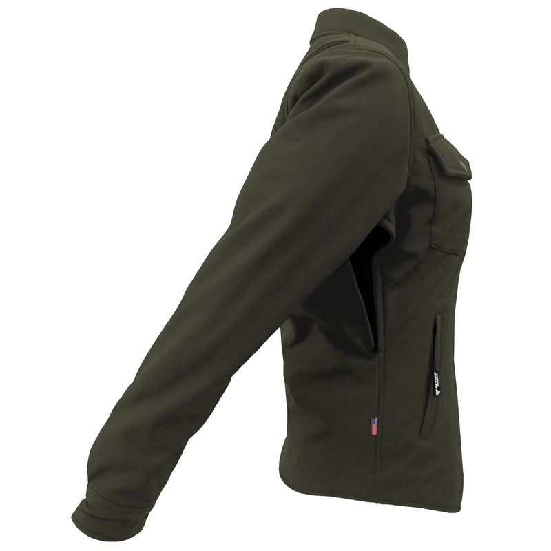 Load image into Gallery viewer, Protective SoftShell Winter Jacket for Women - Army Green Matte