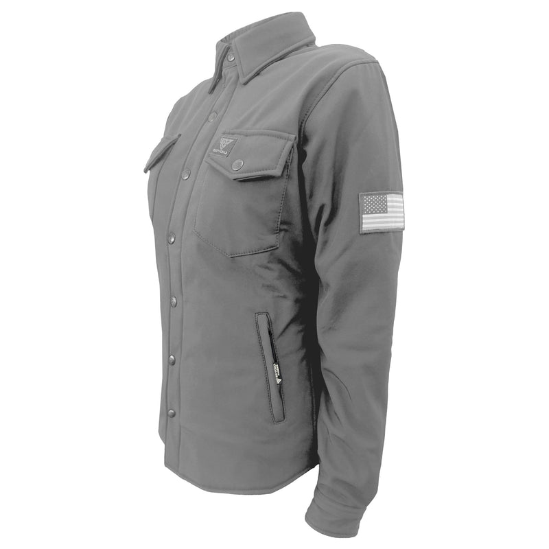 Load image into Gallery viewer, Protective SoftShell Winter Jacket for Women – Light Gray Matte