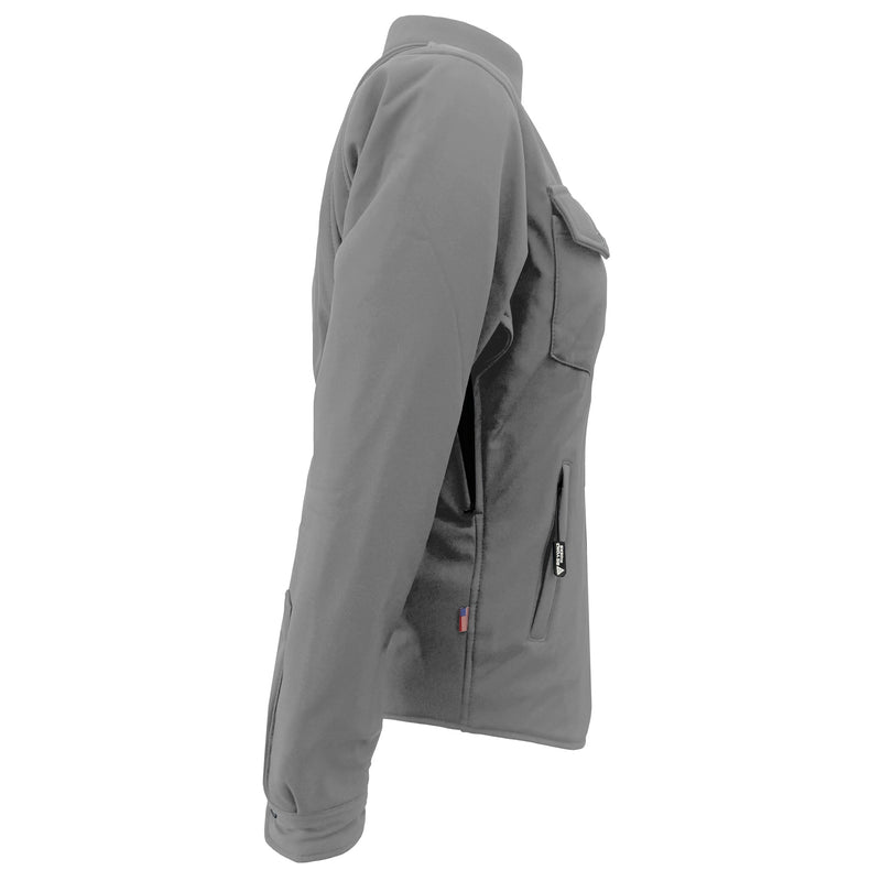 Load image into Gallery viewer, Protective SoftShell Winter Jacket for Women – Light Gray Matte