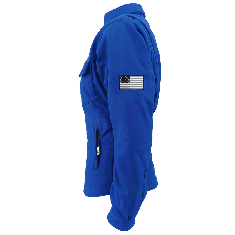 Load image into Gallery viewer, Protective SoftShell Winter Jacket for Women – Light Blue Matte