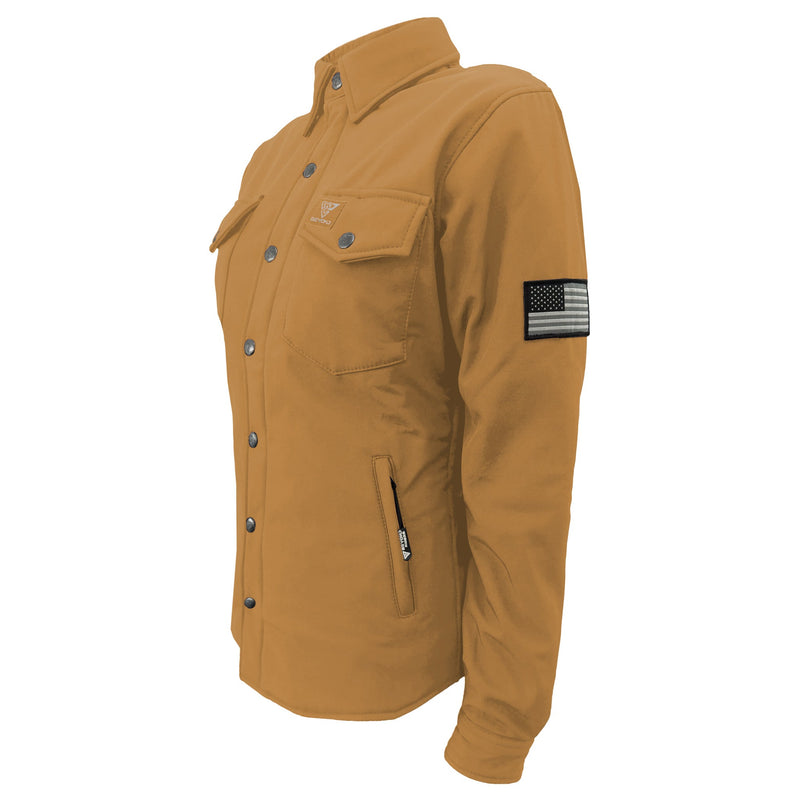 Load image into Gallery viewer, Protective SoftShell Winter Jacket for Women – Mustard Matte