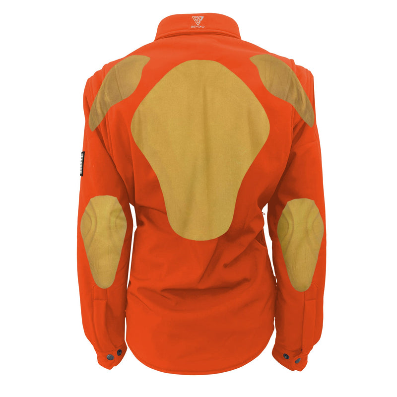 Load image into Gallery viewer, Protective SoftShell Winter Jacket for Women – Orange Matte